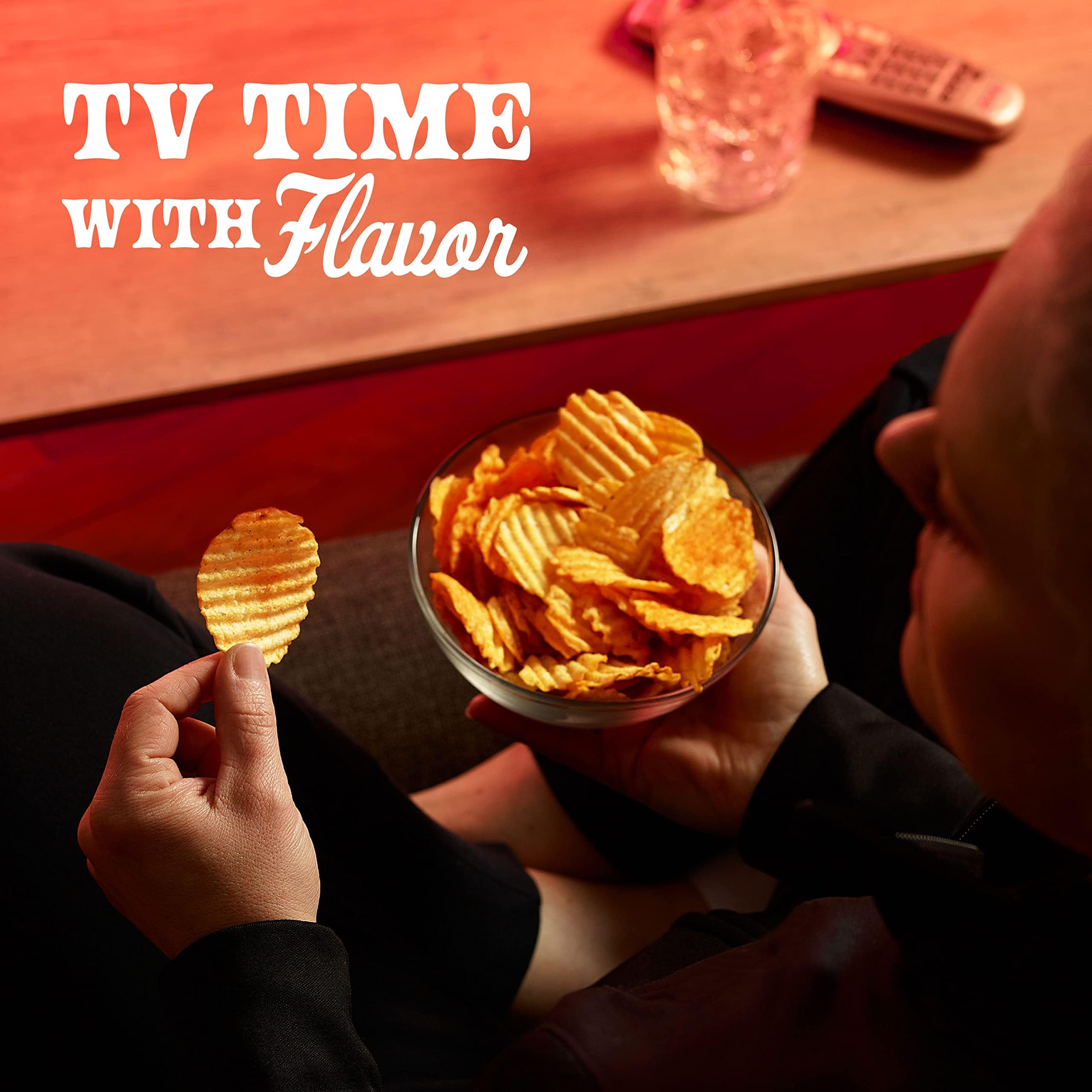 Herr’s Baby Back Ribs Potato Chips, 6 Oz Bag, Gluten Free Snacks, Bold BBQ Flavor - Image 3