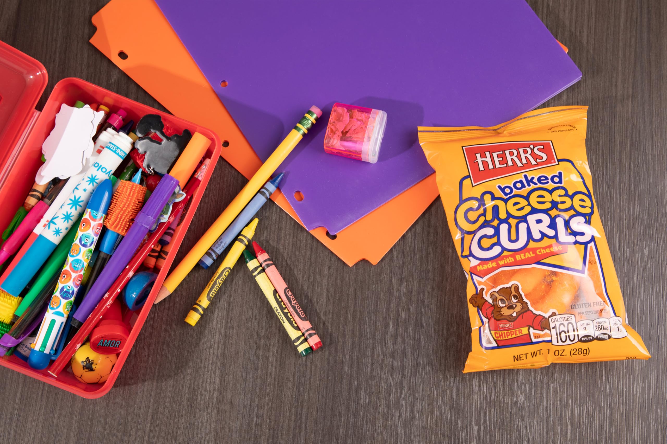 Herr's Baked Cheese Curls, 1 Ounce (Pack of 42 Bags) – Lightly Baked Cheesy Curls – Perfect for Everyday Snacking - Image 4