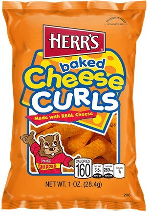 Herr's Baked Cheese Curls, 1 Ounce (Pack of 42 Bags) – Lightly Baked Cheesy Curls – Perfect for Everyday Snacking - Image 9
