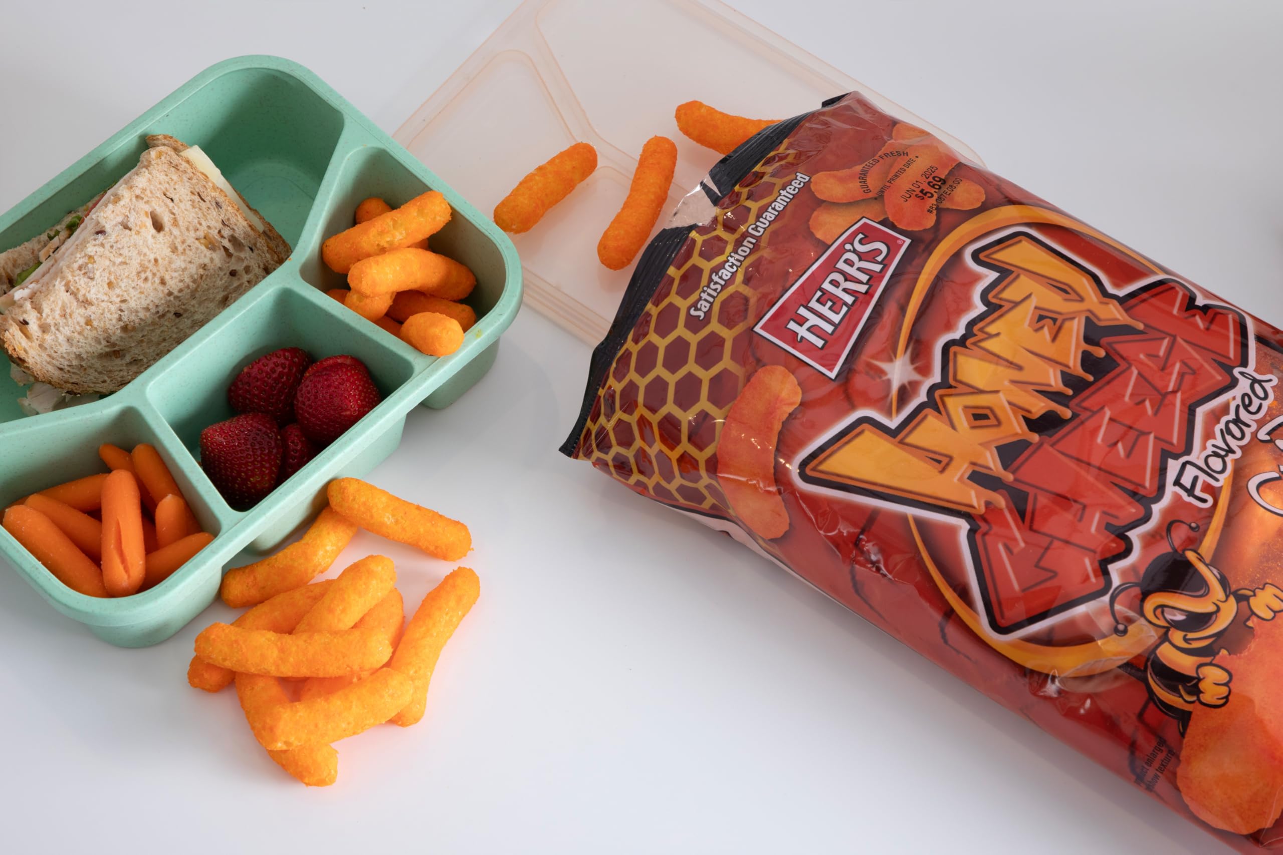 Herr’s Cheese Curls, Honey Cheese Flavored, Gluten Free Snacks, 1oz Bag (7 Count) - Image 7