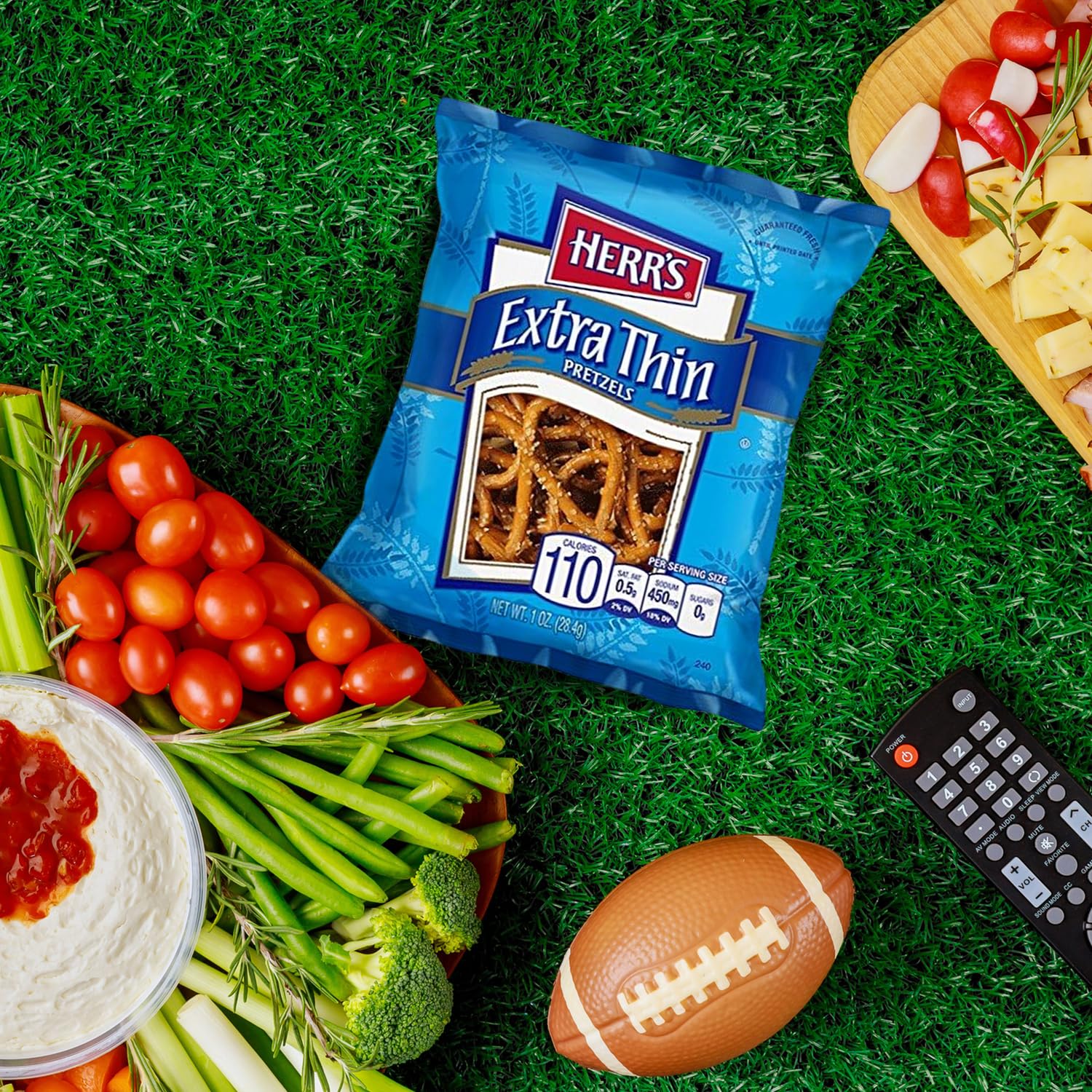 Herr's Extra Thin Pretzels, 1 Ounce (Pack of 36 Bags) – Light and Crispy Pretzels Baked for Maximum Crunch – Perfect for Snacking and Pairing with Dips - Image 3