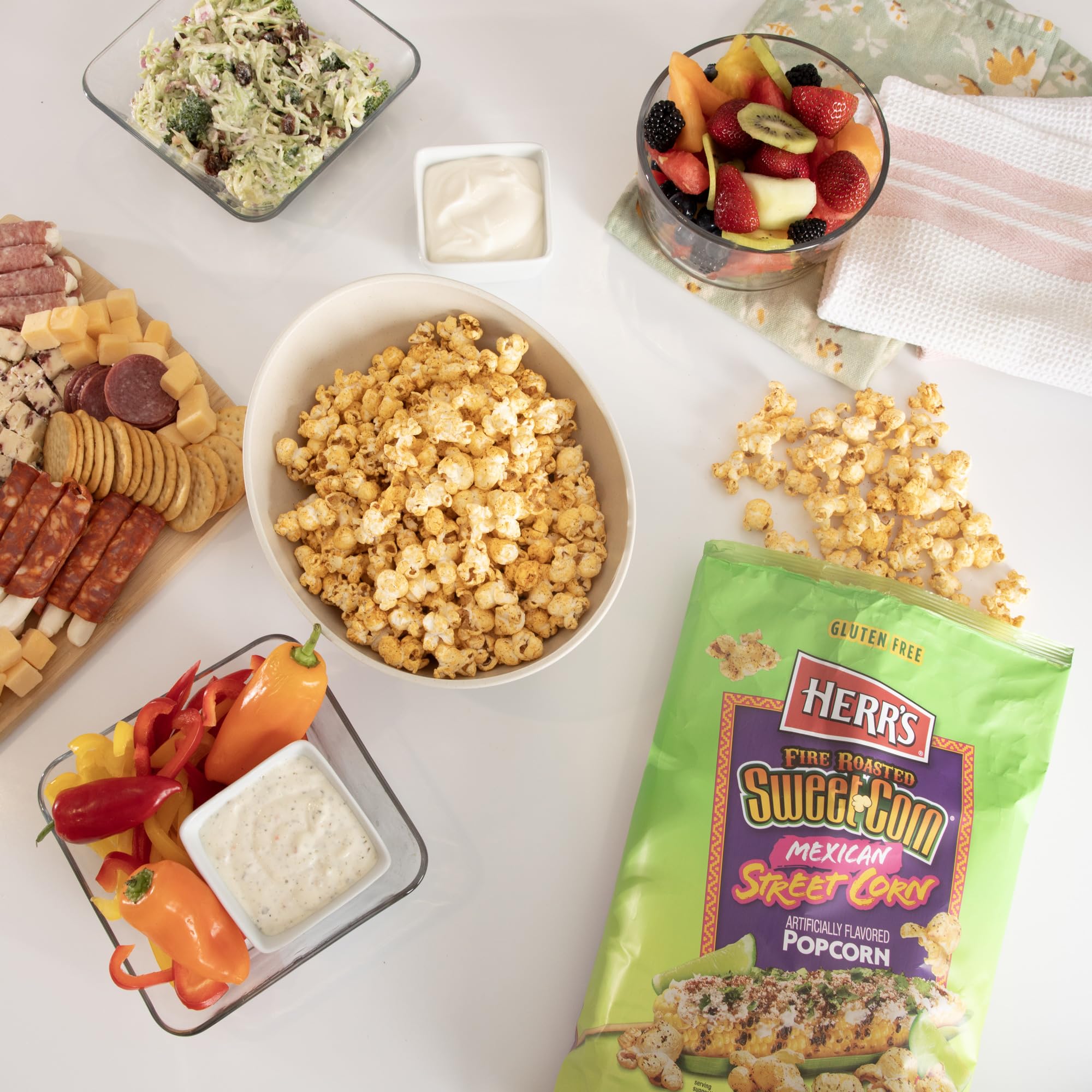 Herr's Fire Roasted Sweet Corn Mexican Street Corn Popcorn 4 Ounce (Pack of 6 Bags) – Flavorful Popcorn with Sweet and Smoky Elote Taste – A Bold Snack for Every Occasion - Image 5