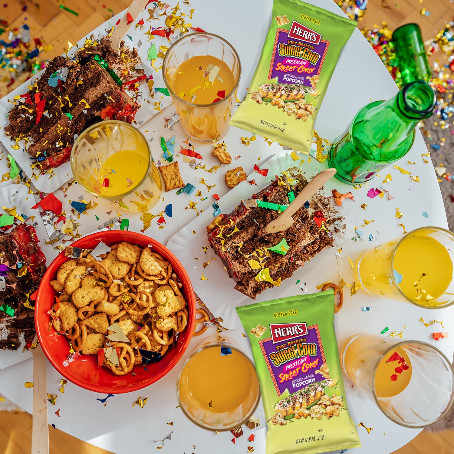 Herr's Fire Roasted Sweet Corn Mexican Street Corn Popcorn 4 Ounce (Pack of 6 Bags) – Flavorful Popcorn with Sweet and Smoky Elote Taste – A Bold Snack for Every Occasion - Image 9