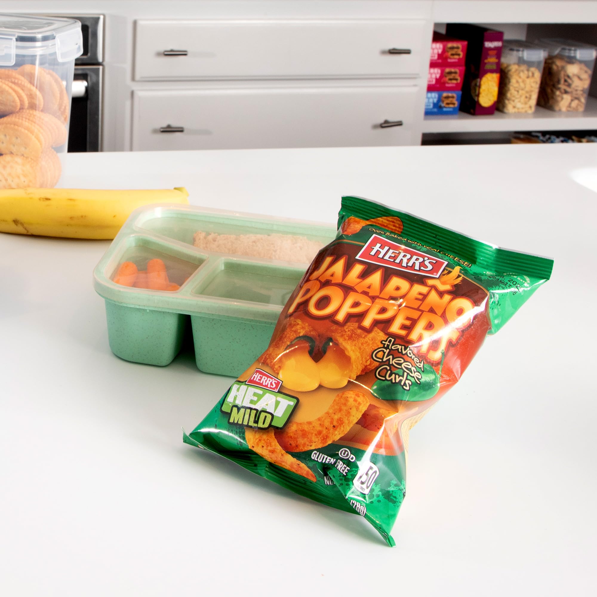 Herr's Jalapeño Poppers Flavored Cheese Curls - Made with Cheddar Cheese - 1 Ounce (Pack of 24) Great for Bold Flavor Fans - Image 3