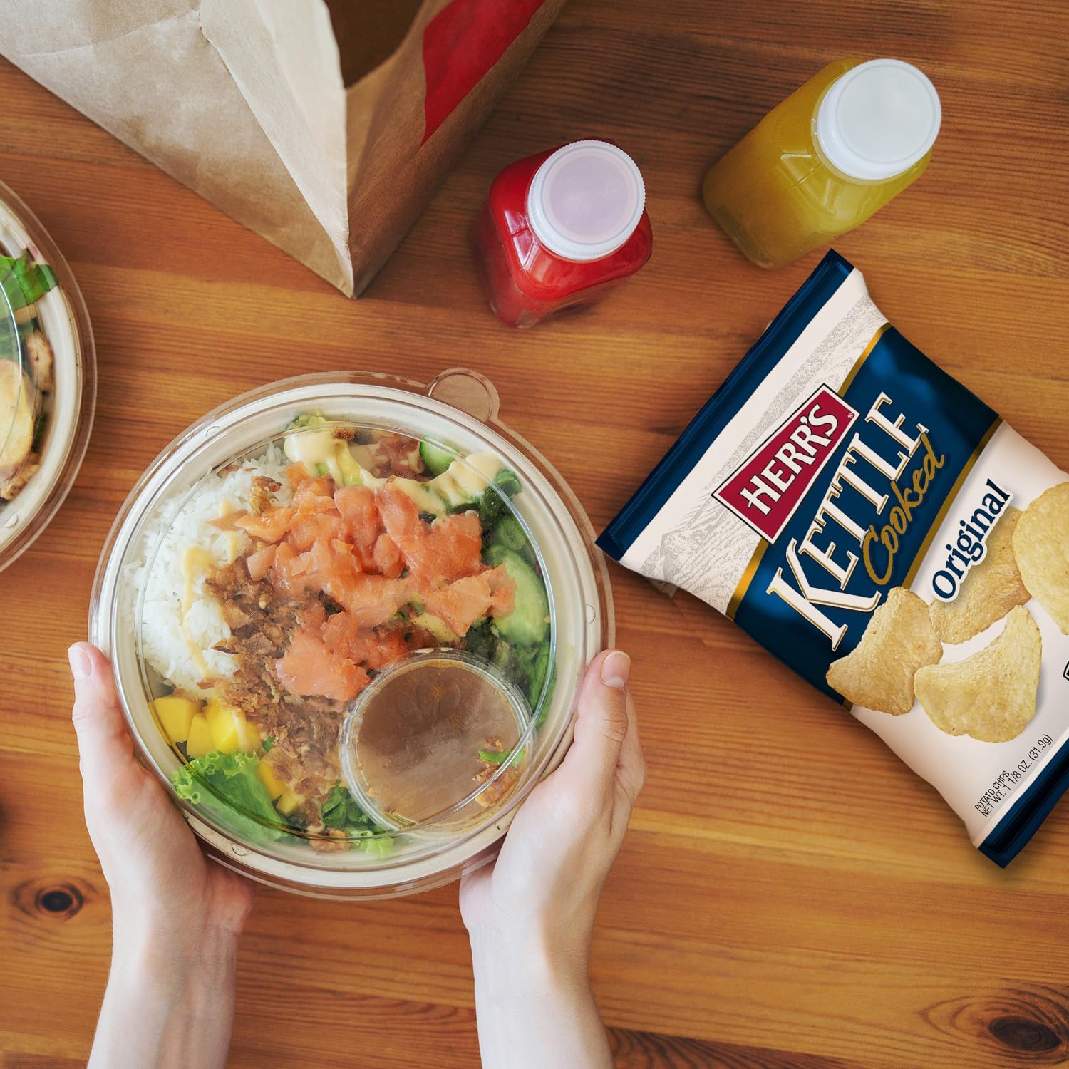 Herr's Original Kettle Chips, 1.125 Ounce (Pack of 30 Bags) – Crunchy, Golden Kettle Chips with Classic Flavor – Perfect for Lunches and Road Trips - Image 4