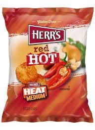 Herr's Red Hot Potato Chips, 7.75 Ounce (Pack of 12 Bags) – Spicy Red Hot Chips for Bold Flavor Fans – Great for Parties and Game Nights - Image 8