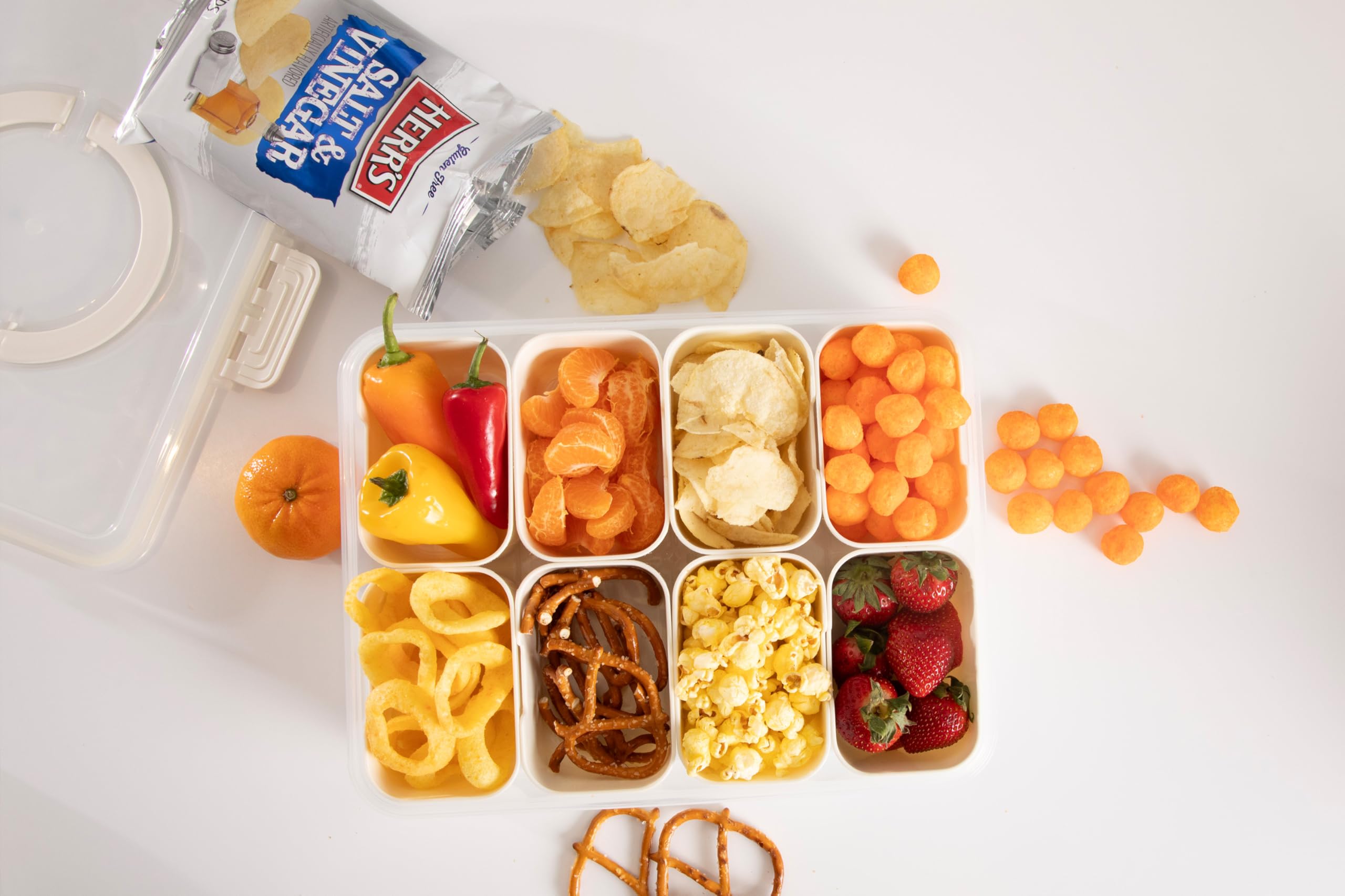 Herr's Salt and Vinegar Potato Chips, 1 Ounce (Pack of 42 Bags) – Tangy and Bold Chips in Convenient Snack Packs – Great for On-the-Go Cravings - Image 7