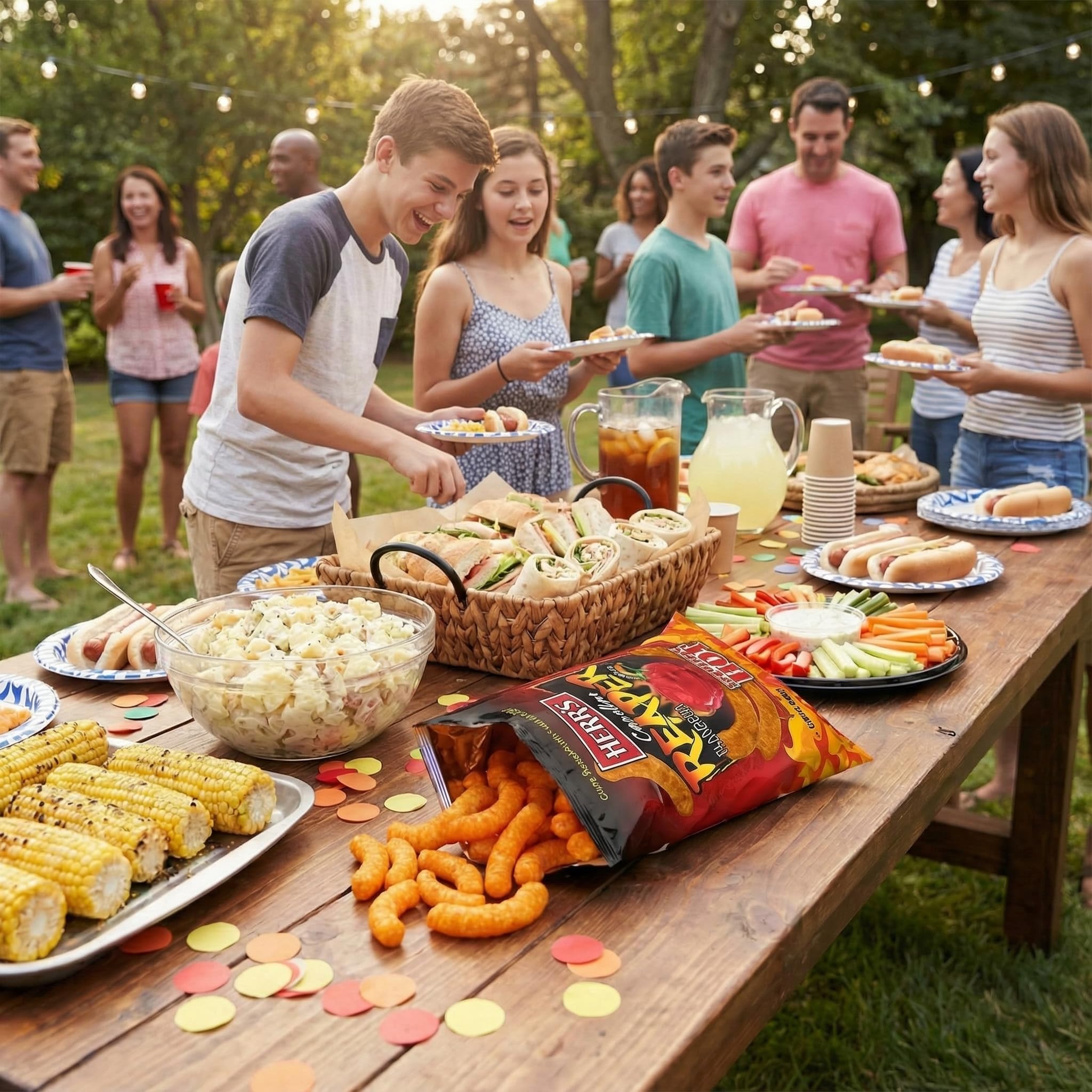 Herr's Snacks - Gluten-Free Spicy Snacks For Adults and Kids - Carolina Reaper Cheese Curls - 6 Ounce (Pack of 6) - Image 7