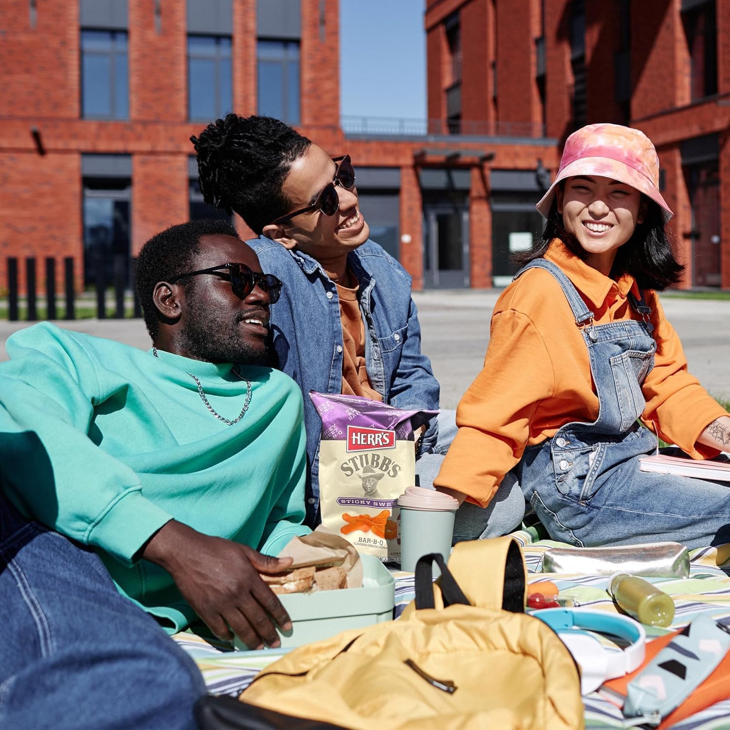 Herr's Stubb's Sticky Sweet BAR-B-Q Cheese Curls, 5.5 Ounce (Pack of 12 Bags) – Sweet and Smoky BBQ Cheese Curls Inspired by Stubb's – Perfect for Cookouts and Game Days - Image 4